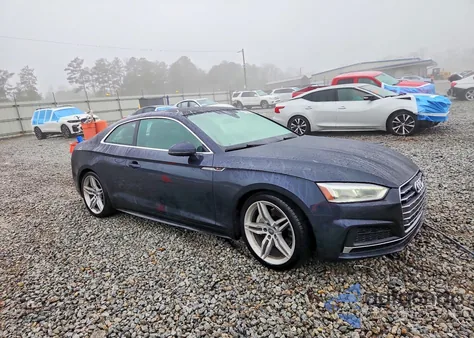 2018 Audi A5 Premium Plus S-Line z USA, uszkodzony, nr VIN WAUTNAF50JA004520